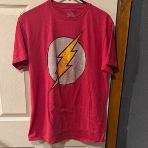 DC Comics Red The Flash Logo Short Sleeve Tee
